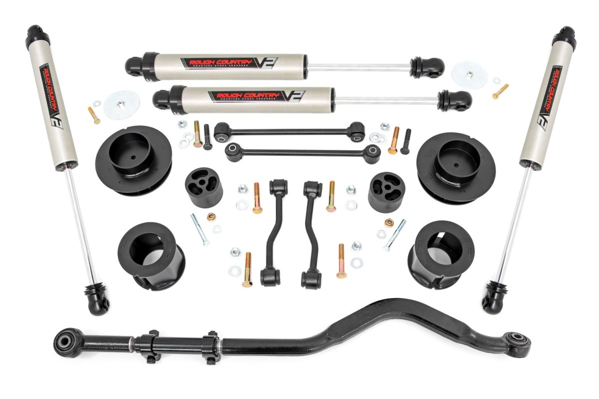 Jeep Gladiator Suspension Lift Kit - Rough Country - 3.5 Inch Lift Kit | Spacers | V2 - '20-'23